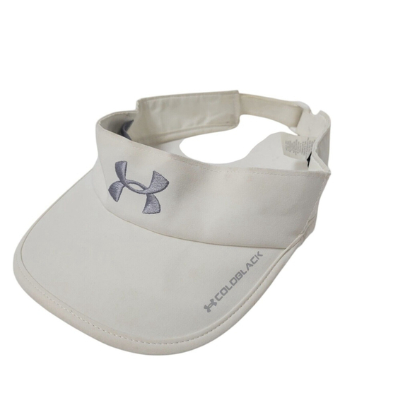 Under Armour Womens Visor White Hook Loop Hat Cap. One Size. Pre-owned Condition - Picture 2 of 7